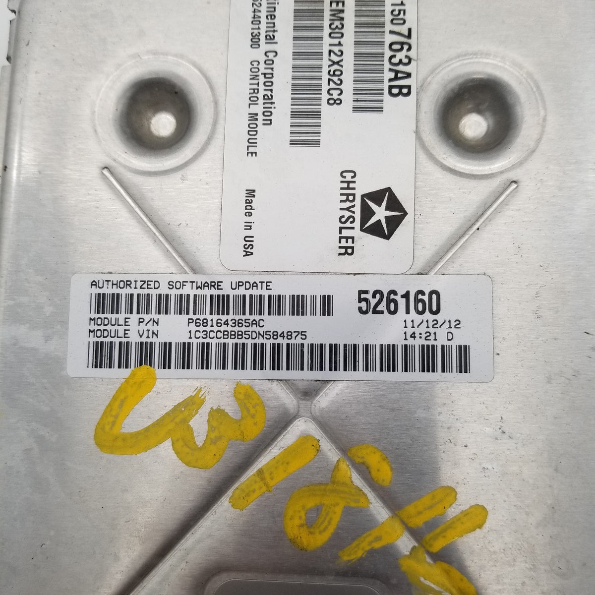 2013 Dodge Avenger Computer Brain Engine Control Module OEM P05150763AB