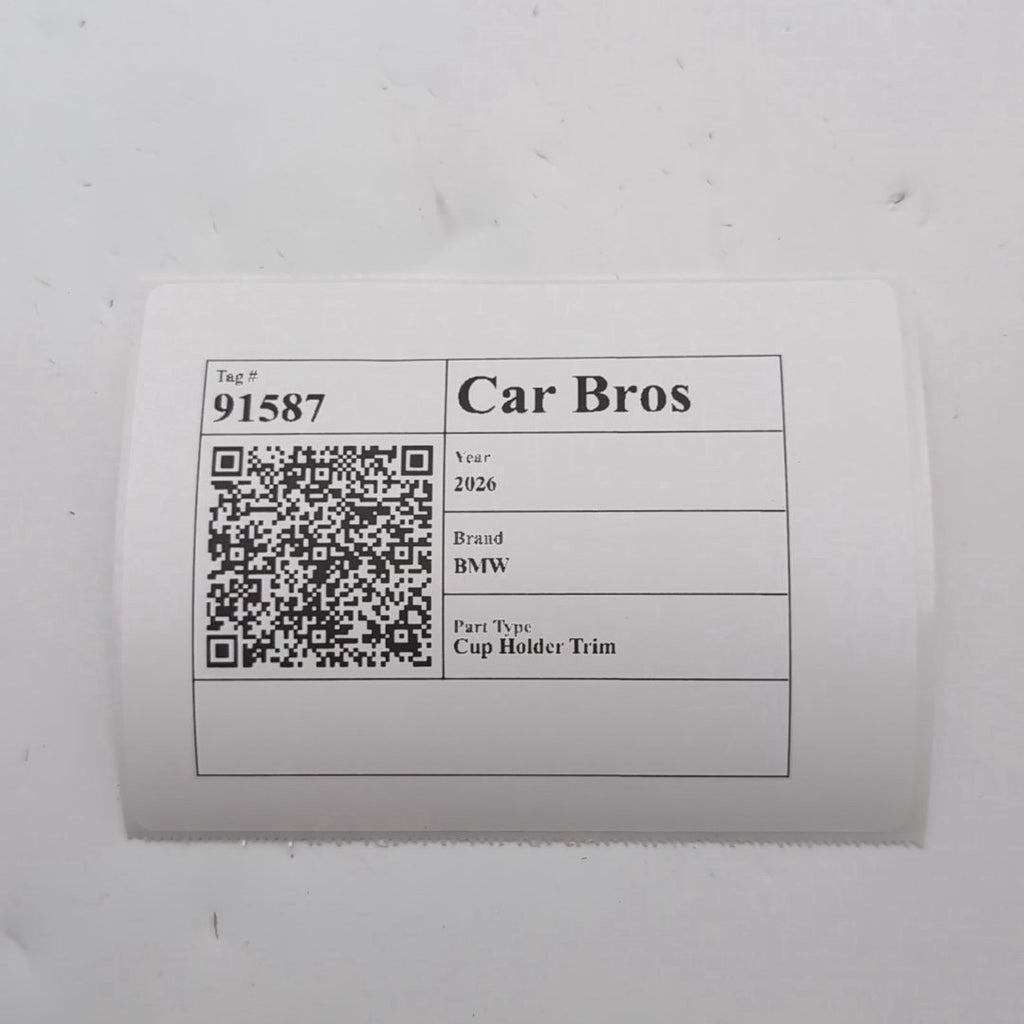 2023 - 2026 BMW X5 X6 X7 Front Cup Holder Trim Cover 6842025