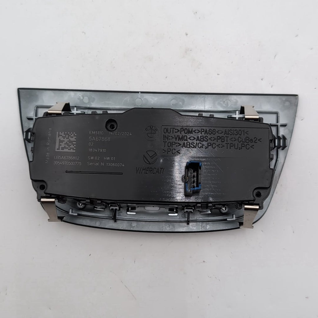 2019 - 2024 BMW G01 G02 F97 F98 X3 X4 Light Control Switch Panel 5A67868