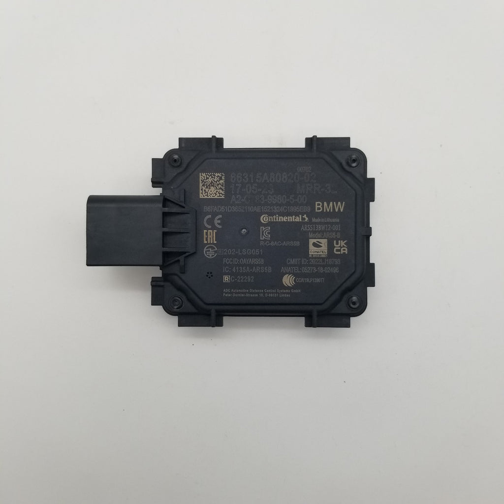 2022 2023 2024 BMW X1 iX i7 M60 Radar Sensor OEM 66315A80820-02