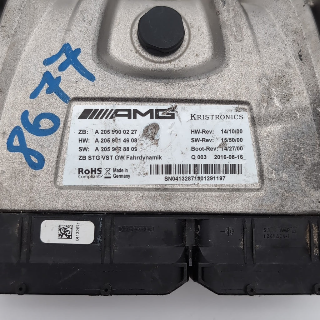 2017 2018 Mercedes W205 C43 AMG Dynamic Suspension Control Module A2059000227