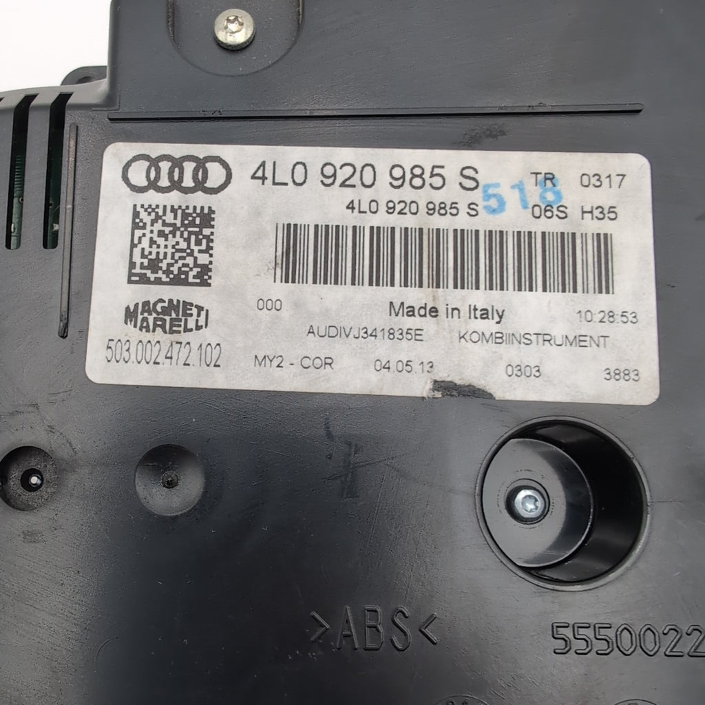 2013 2014 2015 AUDI Q7 DASH DASHBOARD INSTRUMENT CLUSTER GAUGE SPEEDOMETER