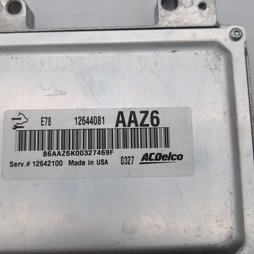 2011 Chevrolet Cruze Engine Computer Control Module ECU E78 12644081
