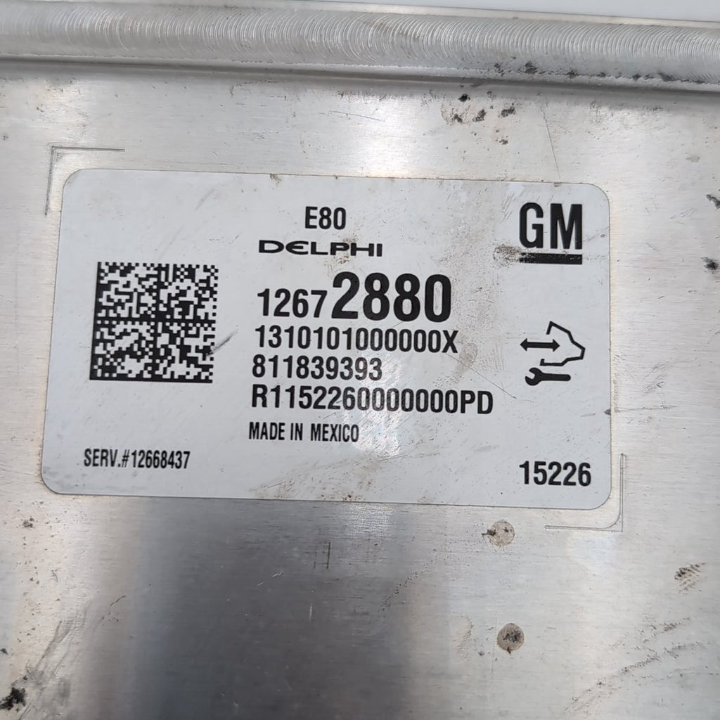 2016 2017 Cadillac ATS 2.0L Engine Computer Control Module ECU E80 12672880
