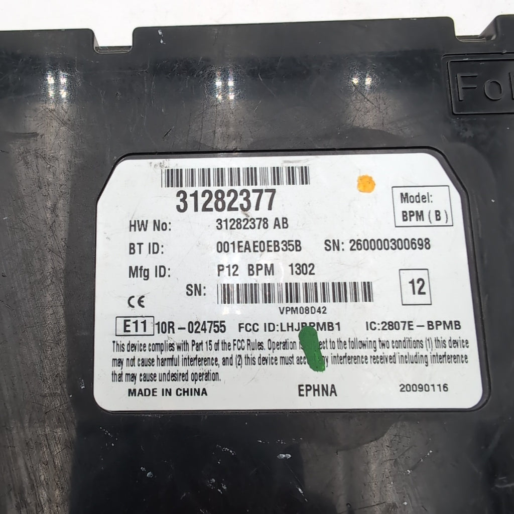 2008- 2011 Volvo C30 Bluetooth Communication Computer Control Module 31282377