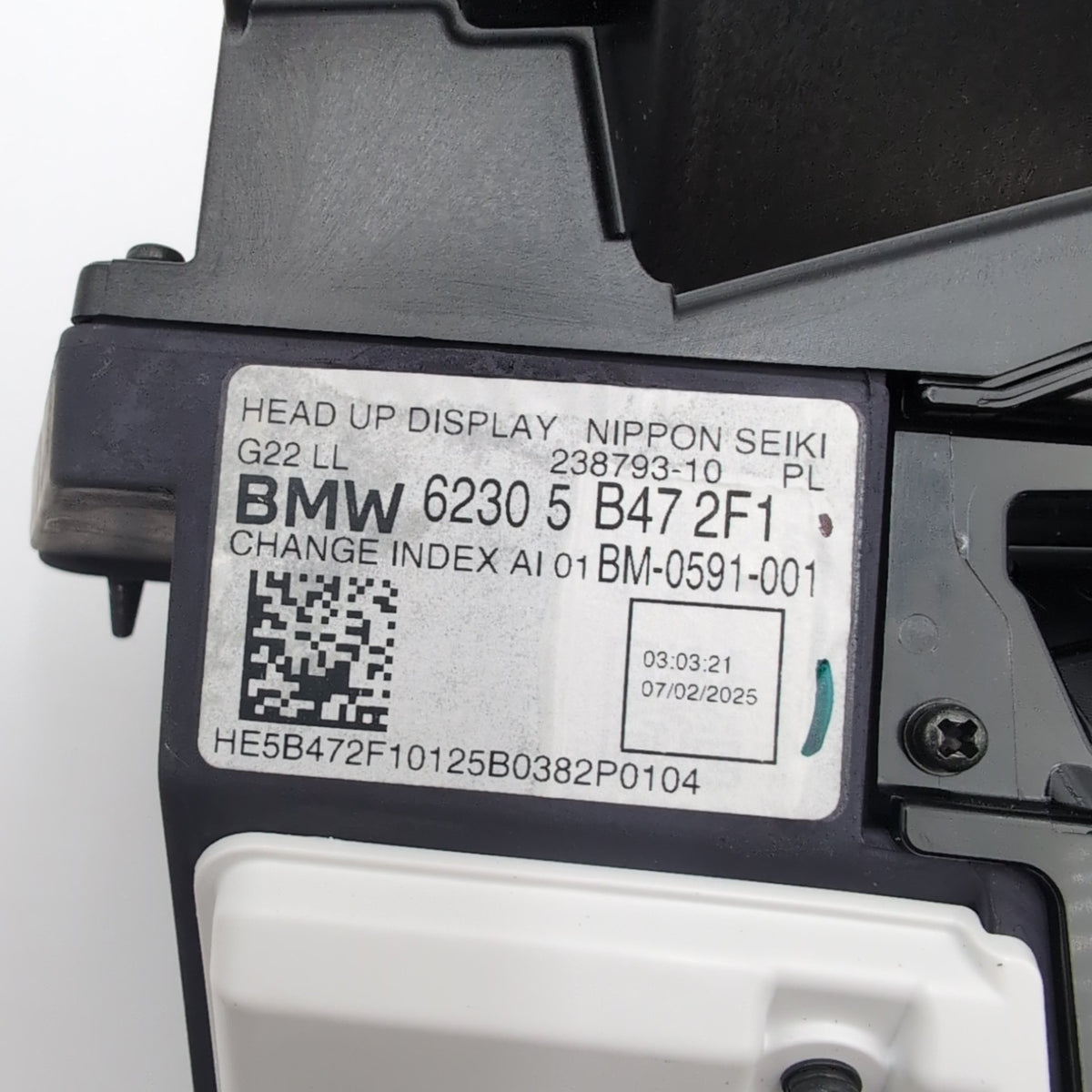 2024 2025 2026 BMW M240i G22 G42 G82 G87 HUD Head Up Display Projector 5B472F1
