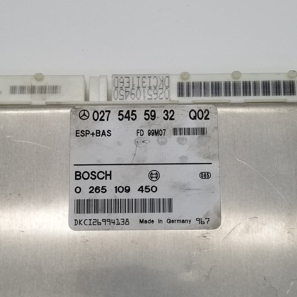 1998 1999 2000 Mercedes C230 C280 Anti Lock Brake Control Module 0275455932
