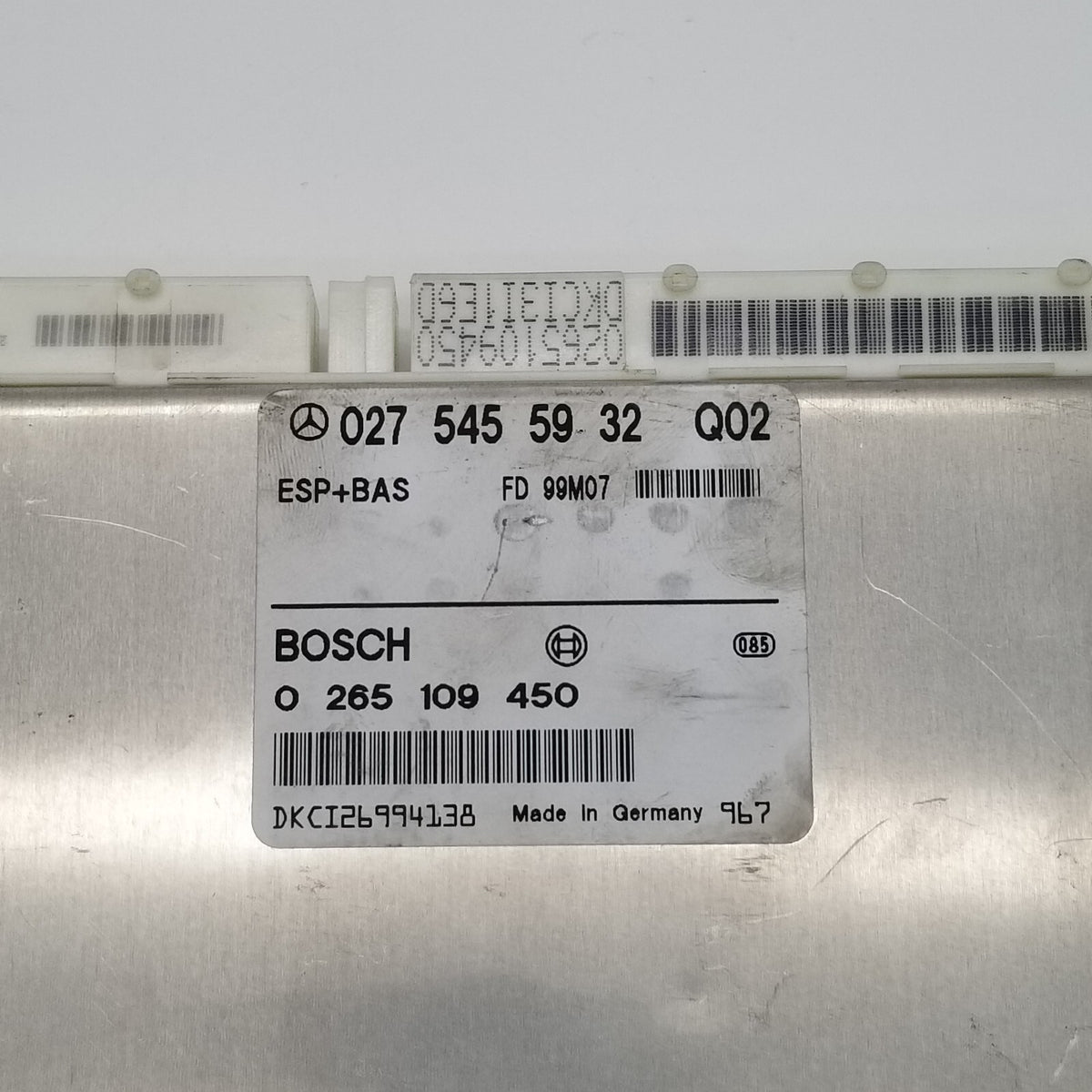 1998 1999 2000 Mercedes C230 C280 Anti Lock Brake Control Module 0275455932