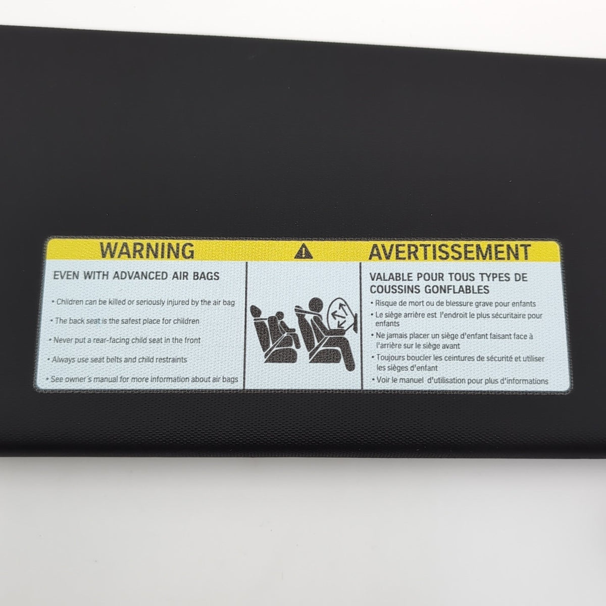 2024 BMW X2 U10 Sun Visor Set Pair Left Right Black OEM 5A1F983 5A1F984