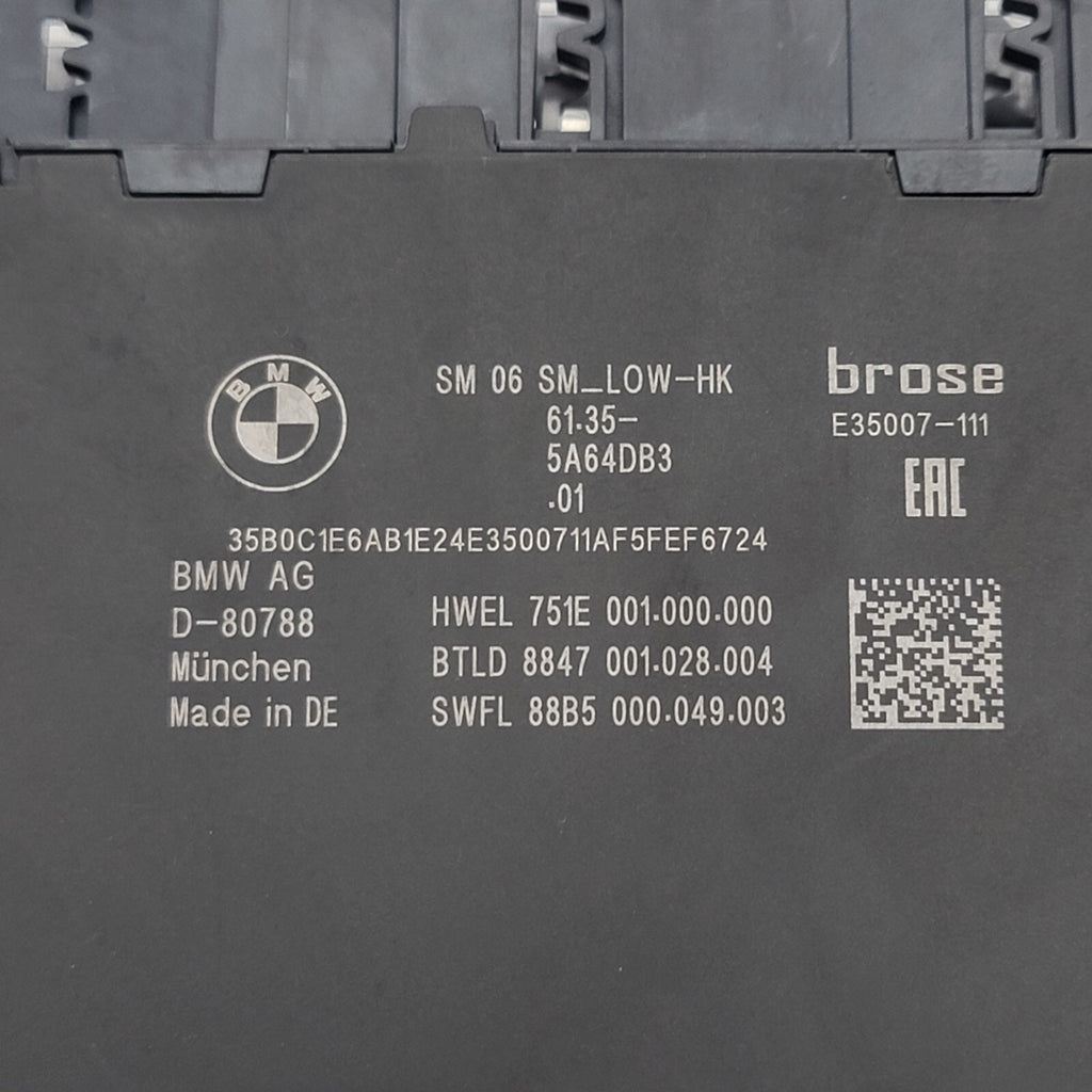 2024 BMW I20 iX Seat Control Module OEM 5A64DB3