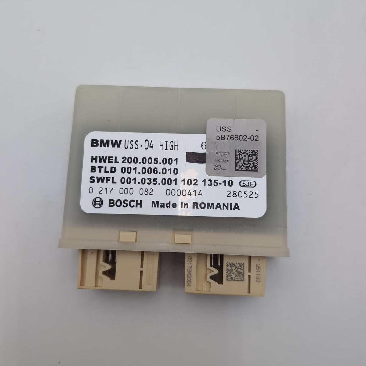 2023 - 2026 BMW G42 G20 G22 G26 M2 M3 M4 USS Ultrasonic Parking Sensor Module