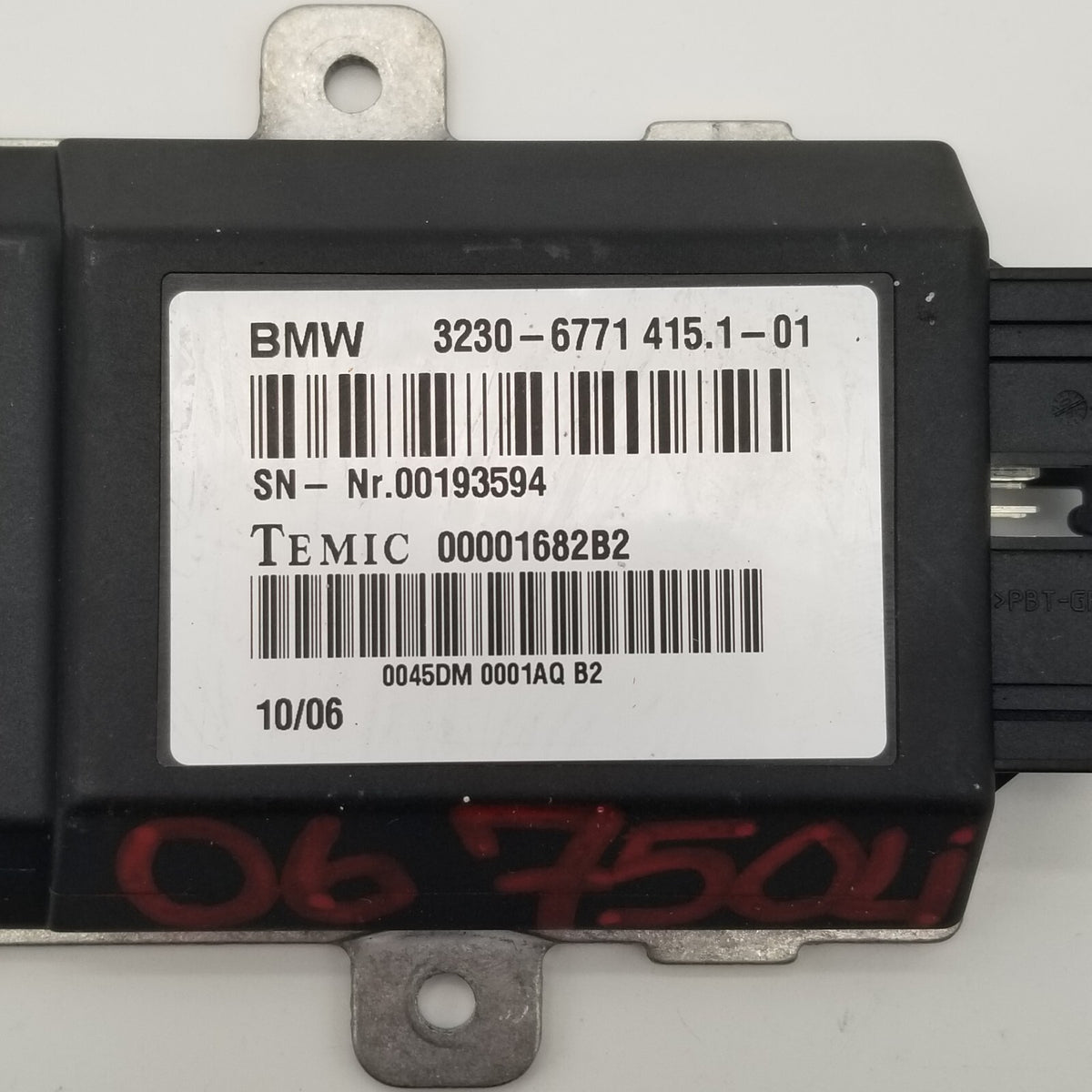 For Bmw Oem E65 E66 7 Series Steering Column Computer Control Module 6771415