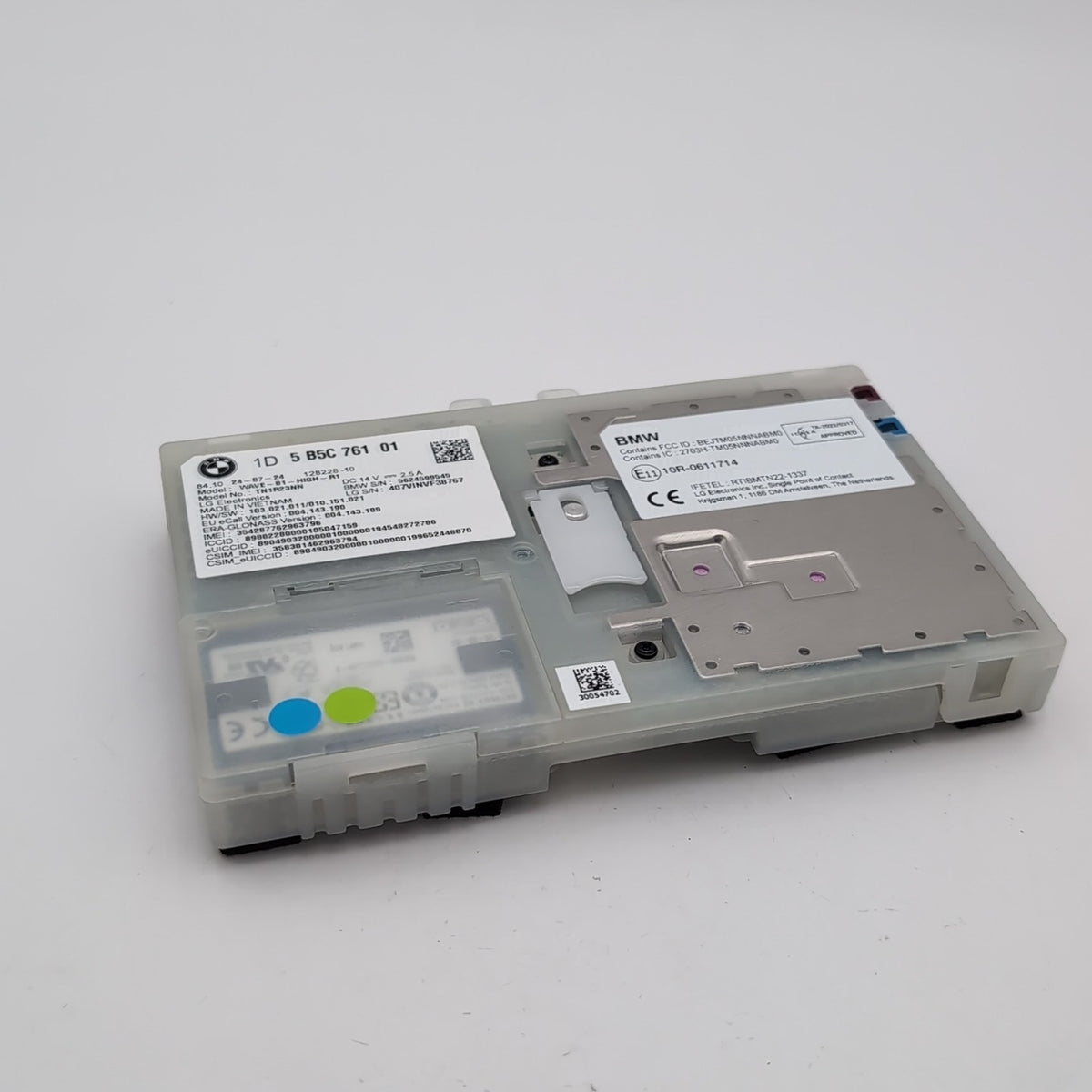 2025 BMW 330i G20 X1 U11 X3 G45 Antenna Telematics Control Module 5B5C761