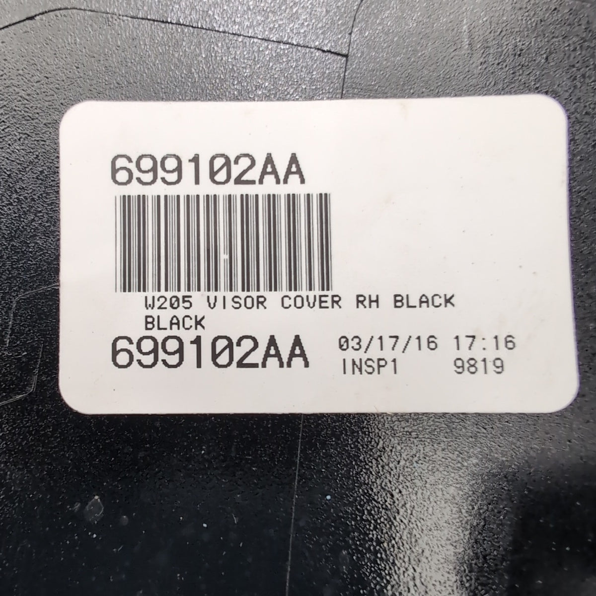 Mercedes-Benz S550 W205 W222 W213 Right Side Mirror Cover Shell Cap A0998105200