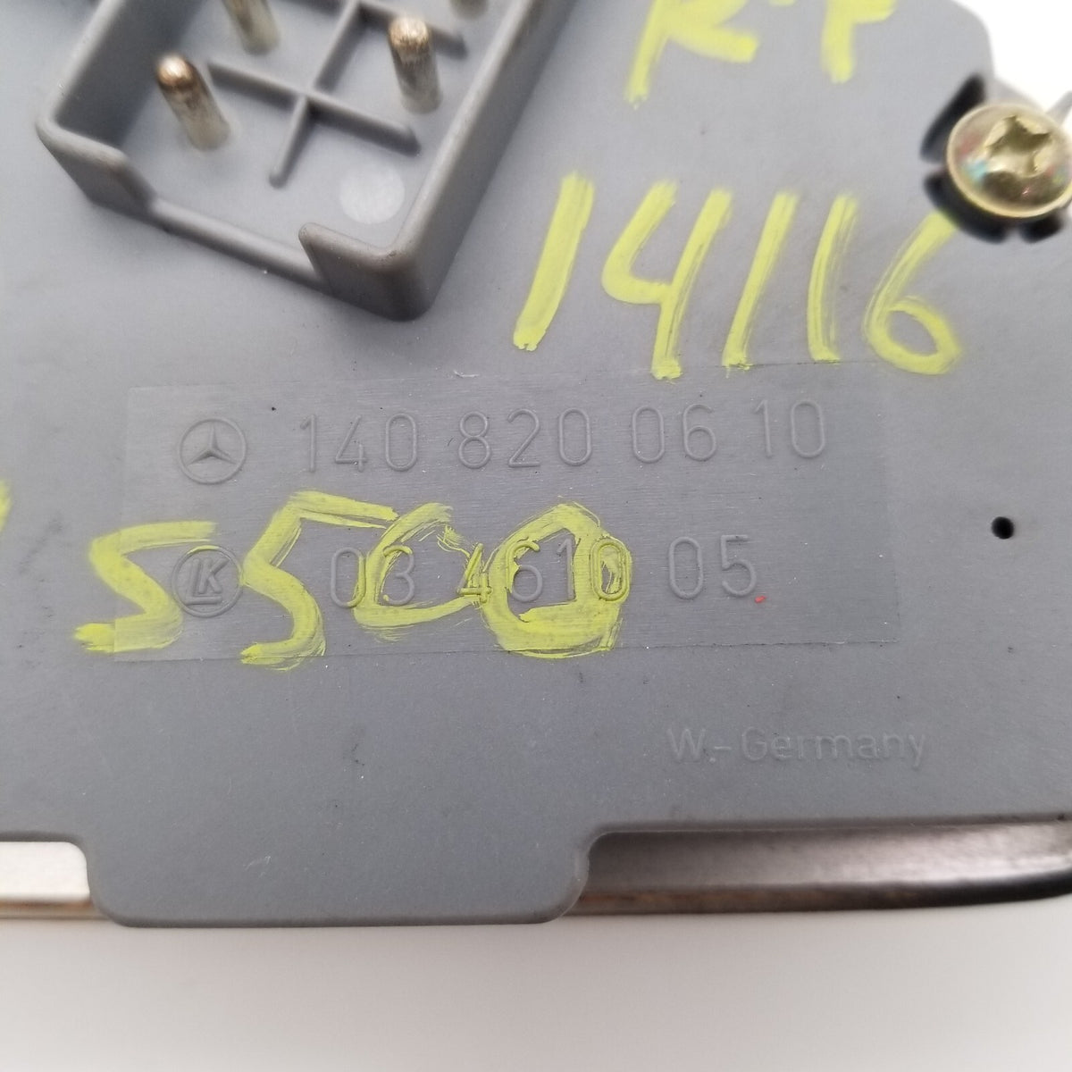 1992- 1999 For Mercedes W140 S500 S420 Front Right Passenger Seat Switch Oem