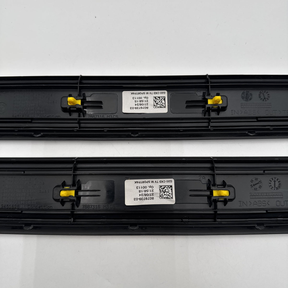 2019 - 2026 BMW G20 G26 M Sport Front Door Sill Scuff Plate Trim Set 8079739