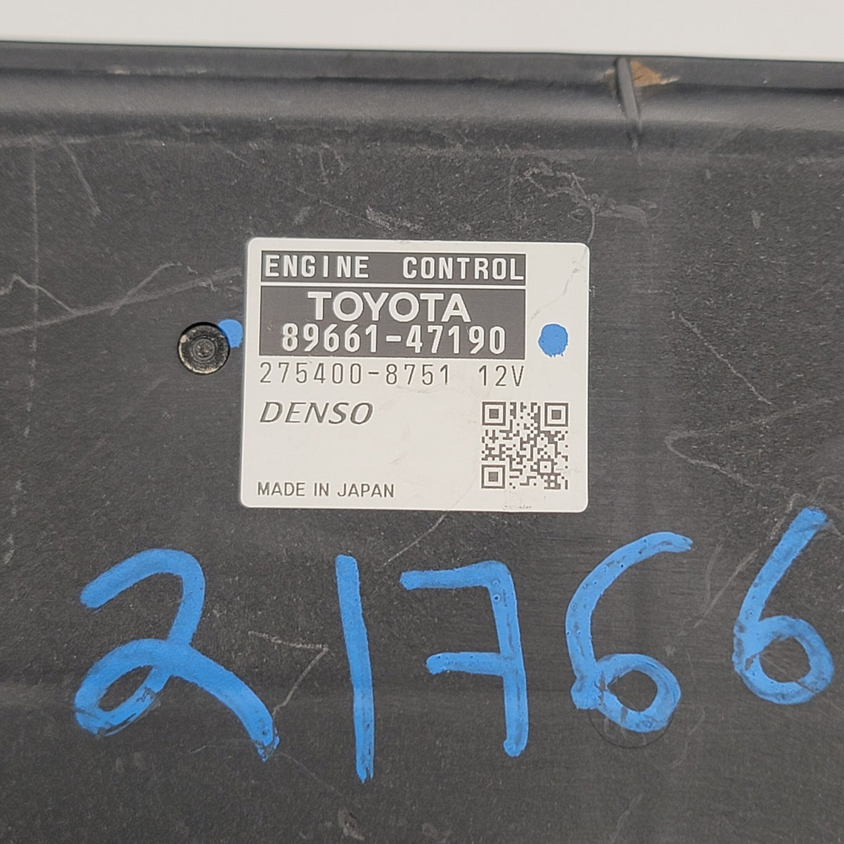 2012 Toyota Prius 1.5 ECM ECU Engine Computer Module 89661-47190 OEM