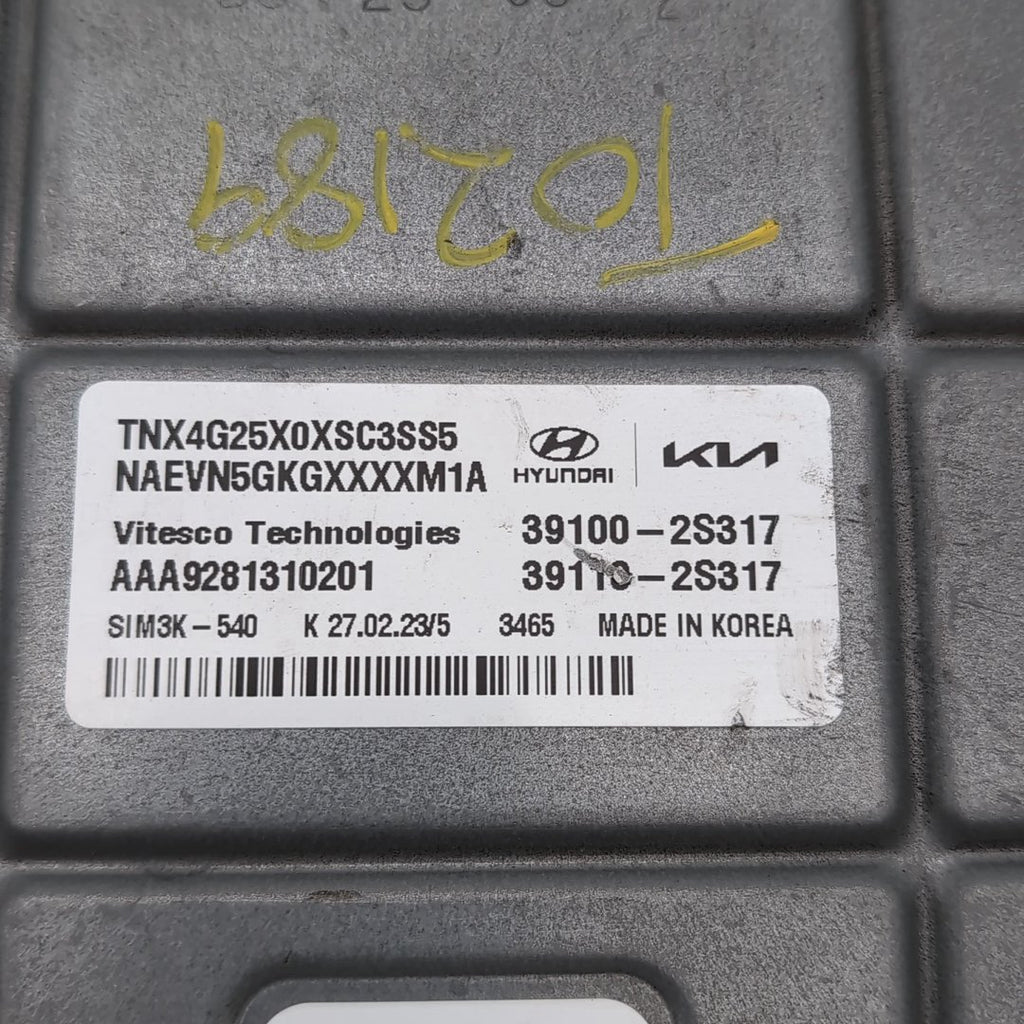 2022 2023 2024 Hyundai Tucson 2.5L Engine Computer Control Module 39100-2S317