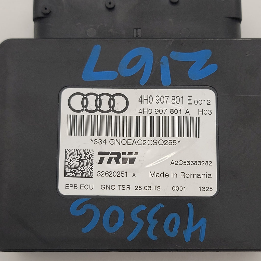 2011- 2017 AUDI A6 A7 A8 ELECTRIC PARKING BRAKE CONTROL MODULE 4H0907801E OEM