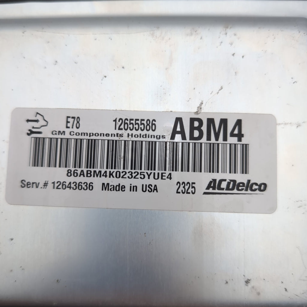 2013 - 2016 Chevrolet Cruze Engine Computer Control Module ECU E78 12655586