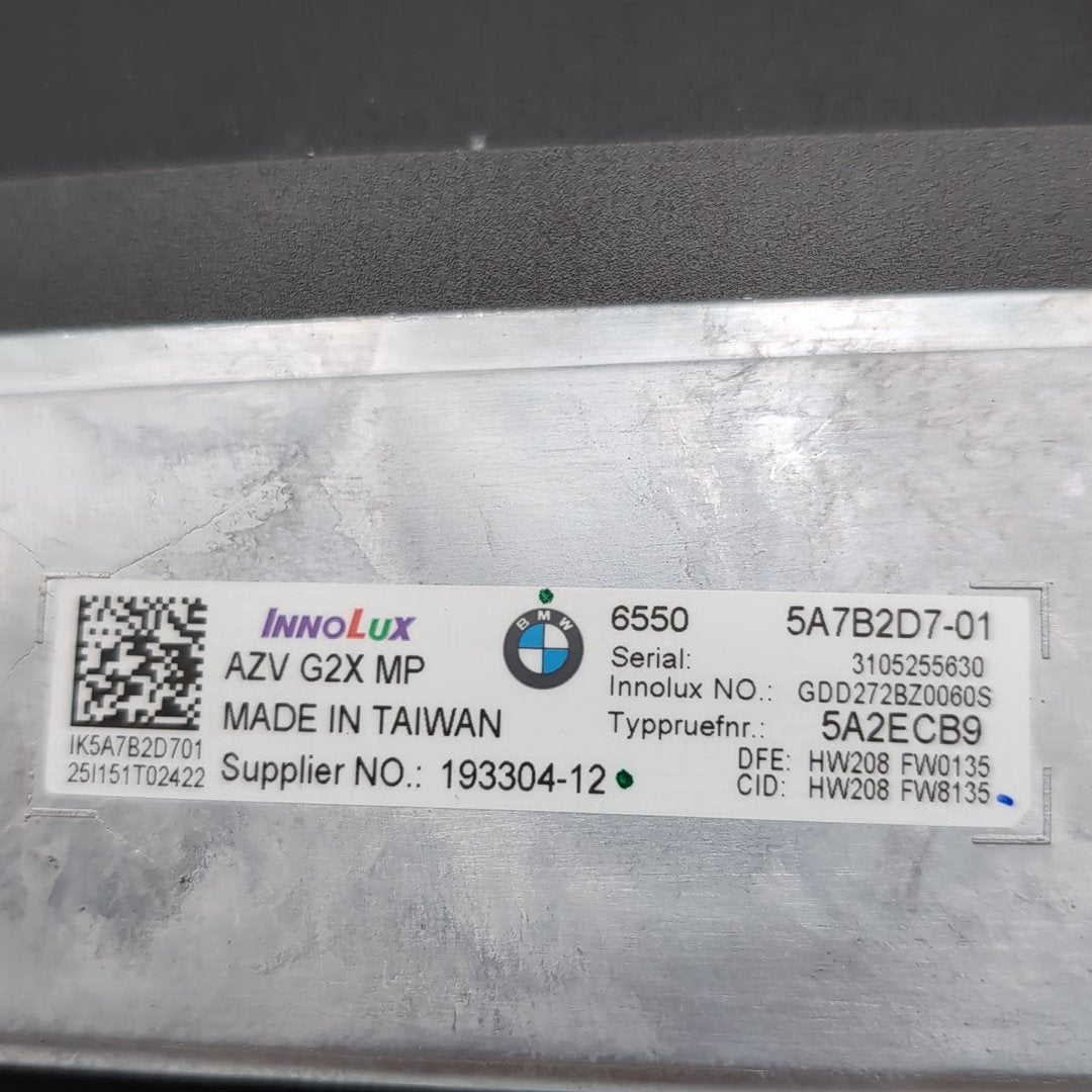 2023 - 2026 BMW G20 G26 G42 M3 M4 Instrument Cluster Infotainment Display Screen