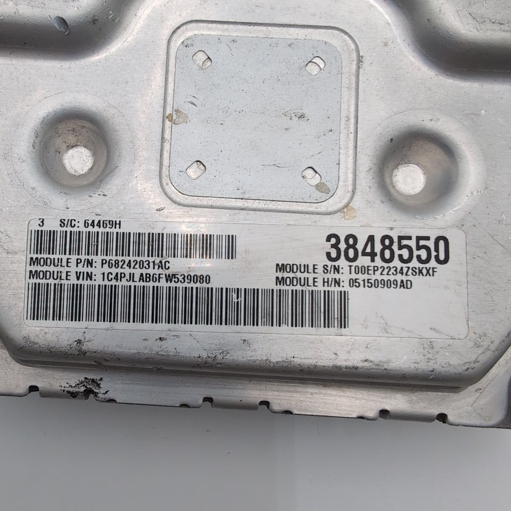 2015 Dodge Dart Engine Computer Control Module ECU 05150909AD
