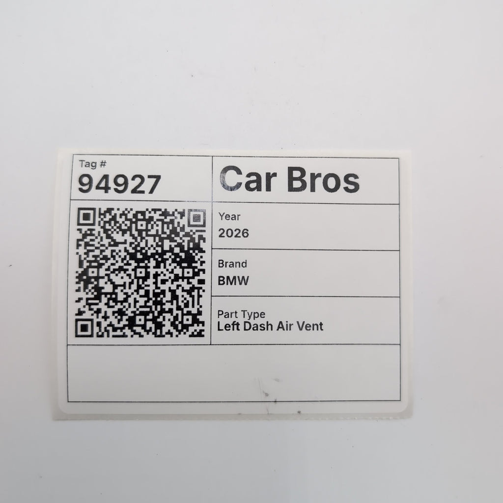 2023 - 2026 BMW 330i G20 G26 G80 Left Driver Dash AC Air Vent Trim 9633611