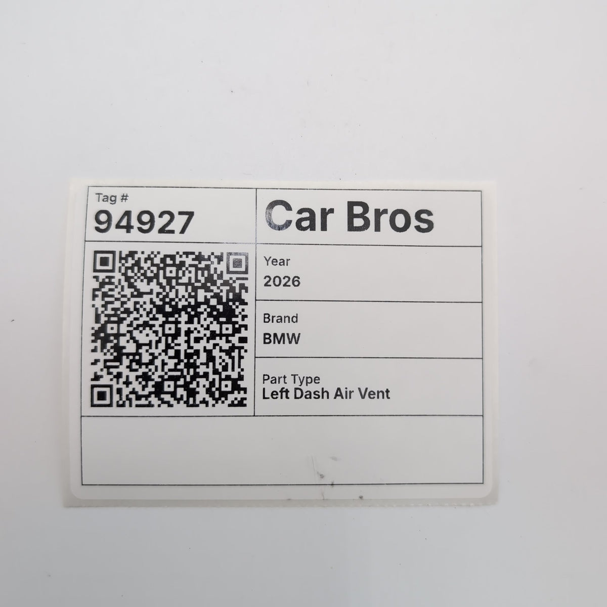 2023 - 2026 BMW 330i G20 G26 G80 Left Driver Dash AC Air Vent Trim 9633611