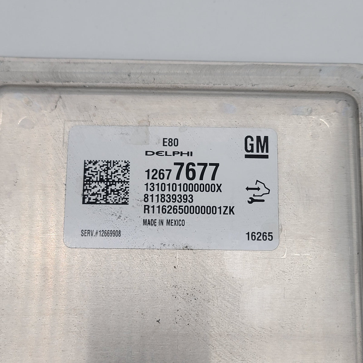2017 Chevrolet Cruze Engine Computer Control Module E80 OEM 12677677