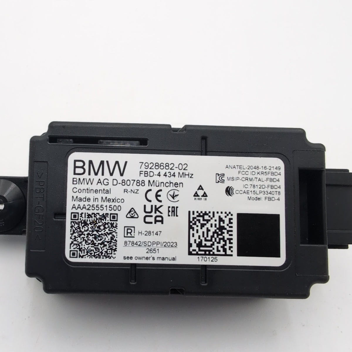 2019 - 2025 BMW G22 G26 G60 G70 X1 X2 X5 X6 X7 XM Radio Remote Receiver Module