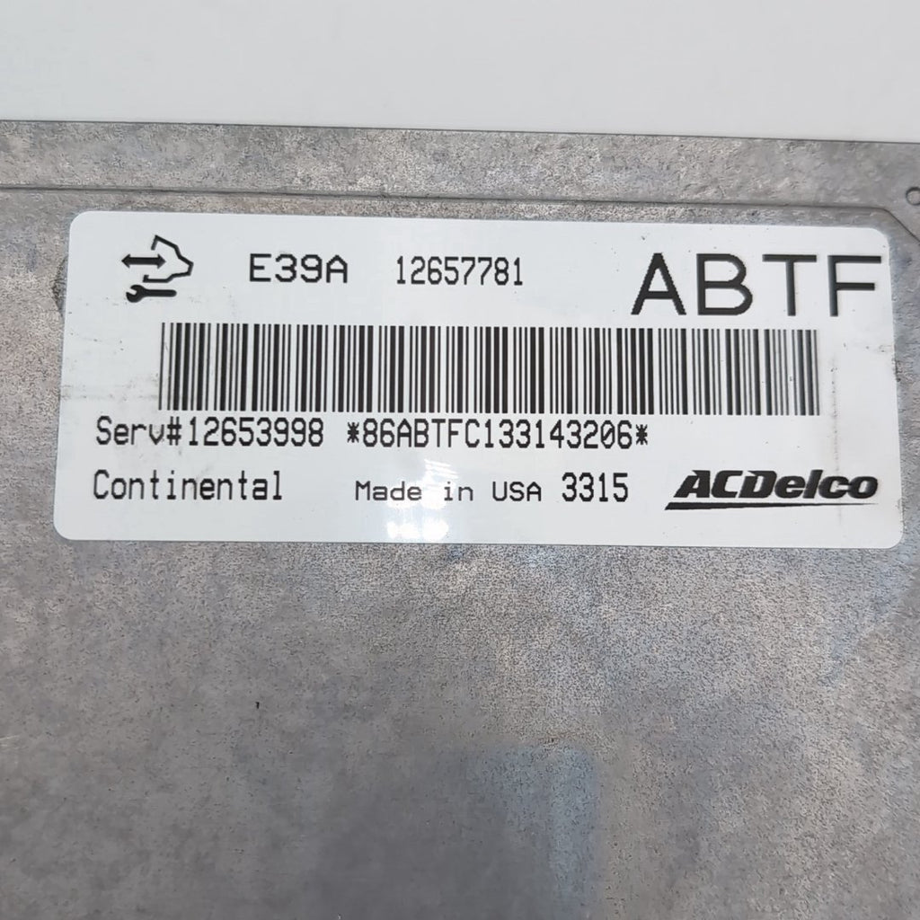 2013 - 2016 Chevrolet Equinox Engine Computer Control Module E39A 12657781