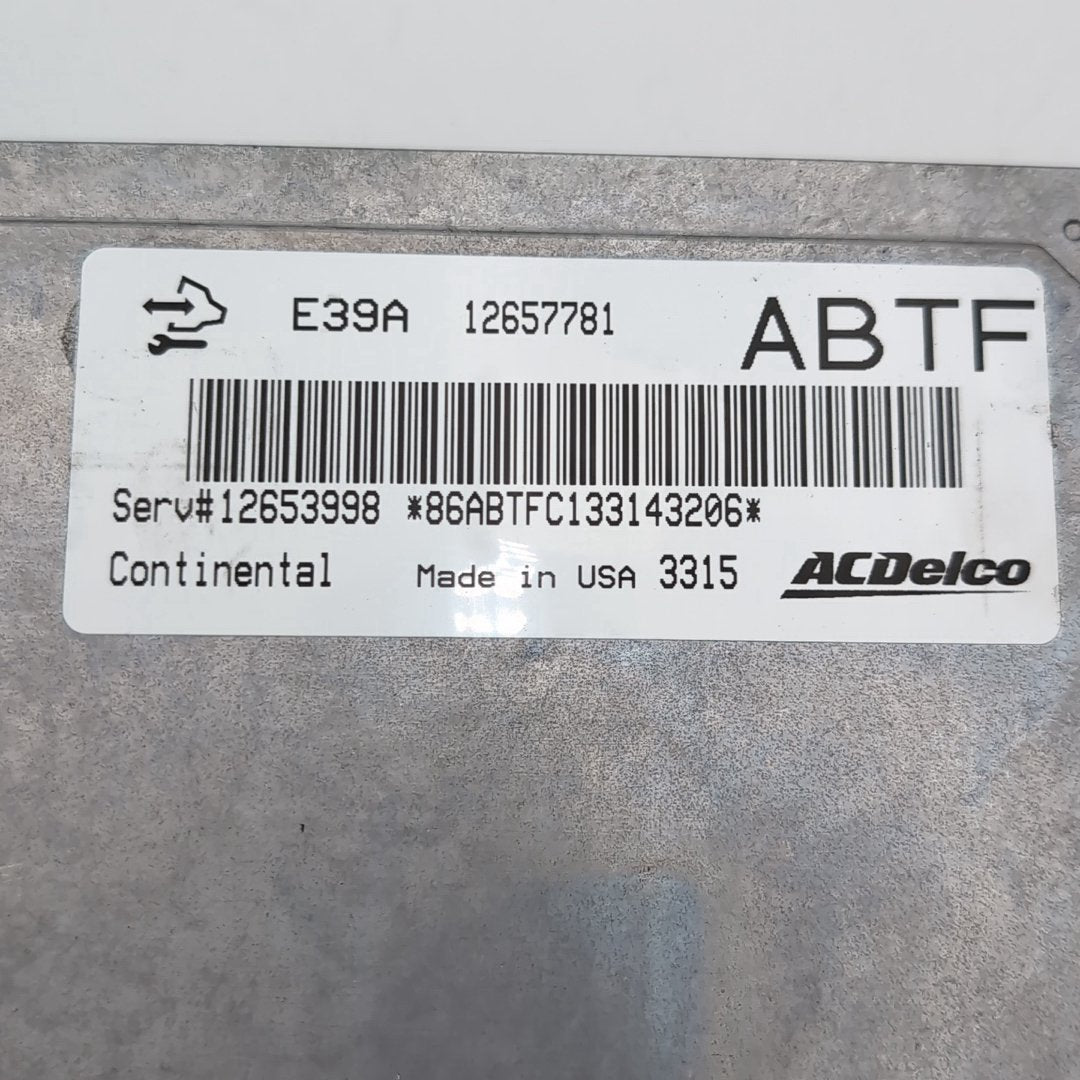 2013 - 2016 Chevrolet Equinox Engine Computer Control Module E39A 12657781