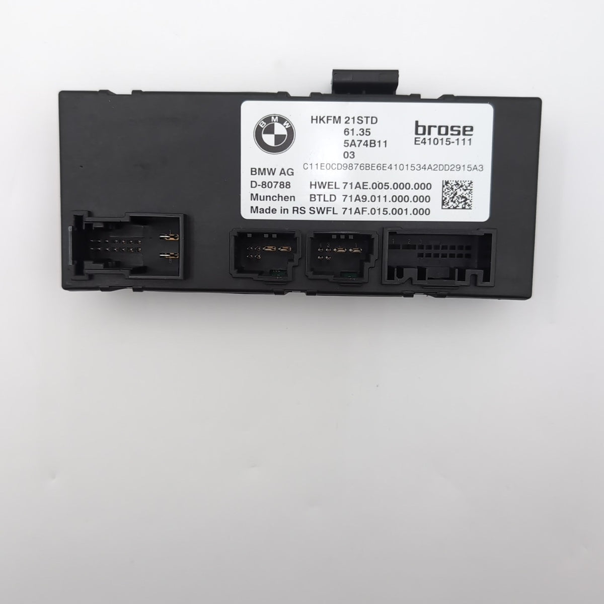2023 2024 2025 BMW G60 XM X1 X2 X3 Trunk Lid Liftgate Control Module 5A74B11