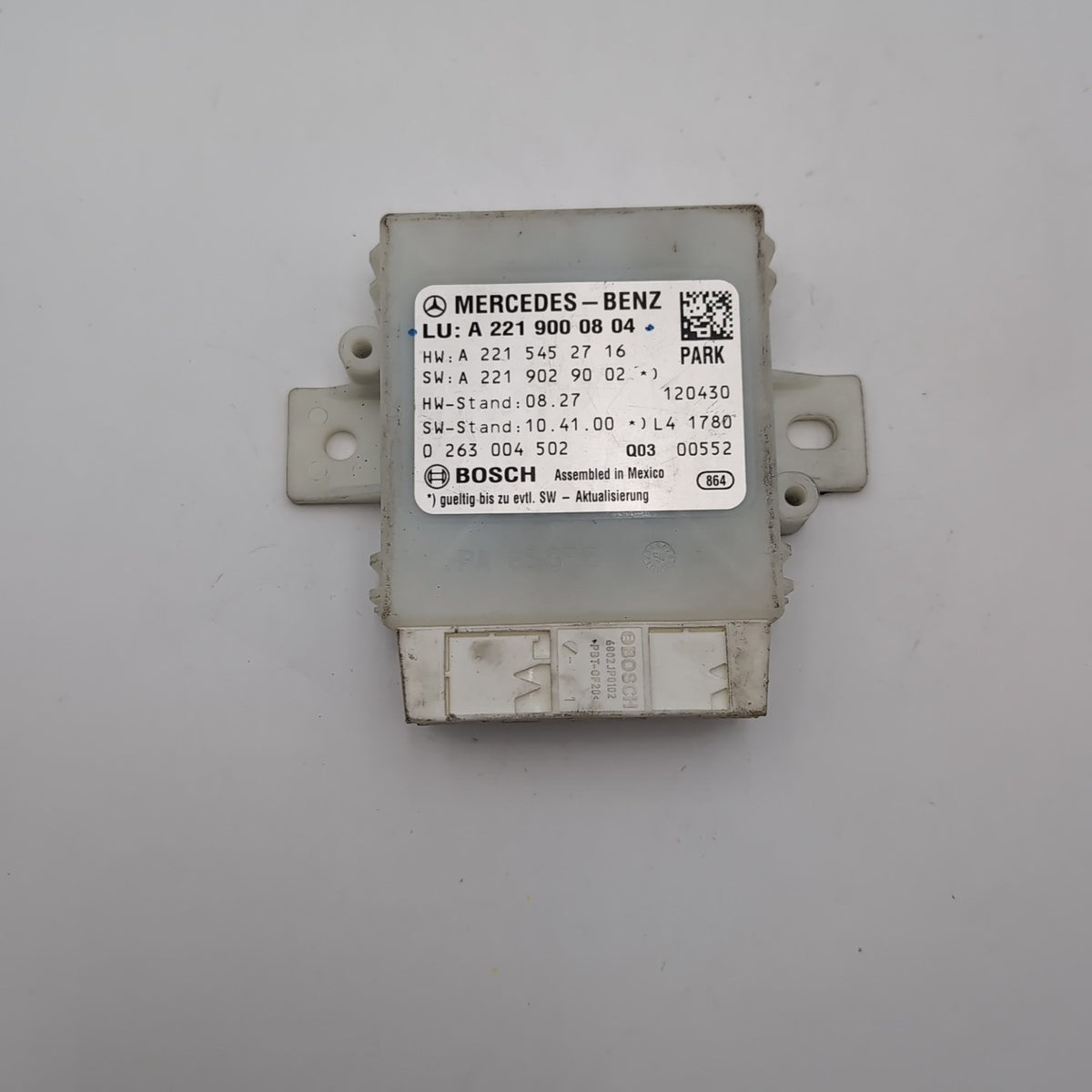 2010- 2013 Mercedes W221 S63 S400 Park Assist Parktronic Control Module OEM