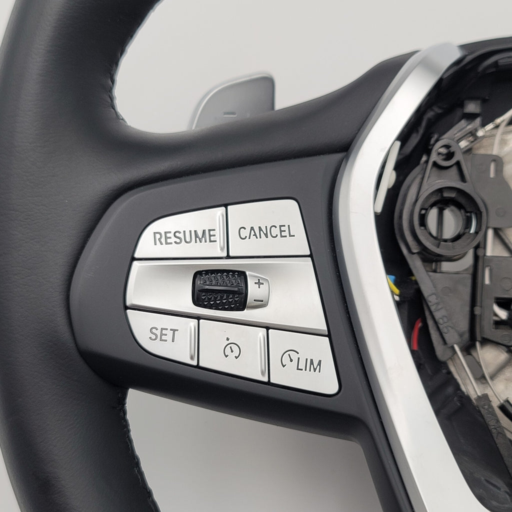 2018- 2023 OEM BMW G01 X3 Sport Leather Steering Wheel HEATED Paddle Shifters