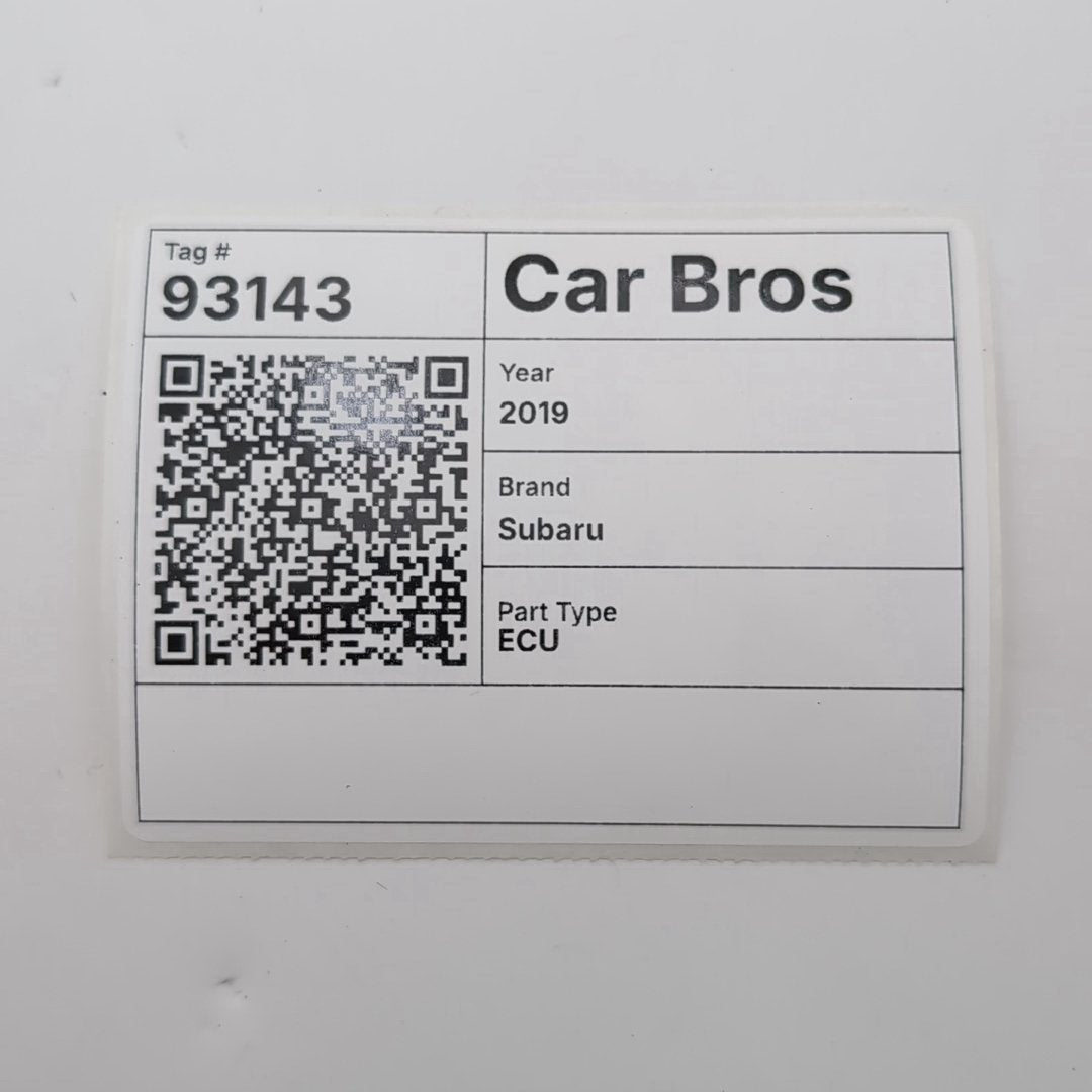 2019 Subaru Ascent 2.4L AWD Engine Computer Control Module ECU 22765AL730