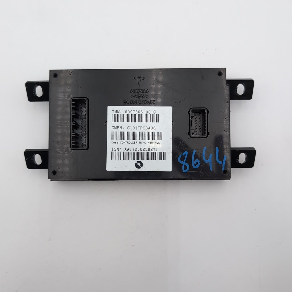 2012-20 Model S X A/C Heater Climate Control HVAC Controller Module 6007366-00-B