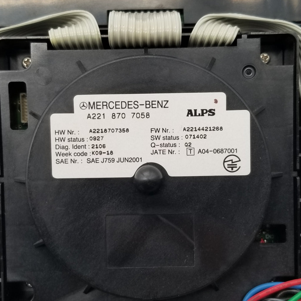 2010- 2014 Mercedes W221 CL550 S550 Multi Function Control Switch Assembly Oem