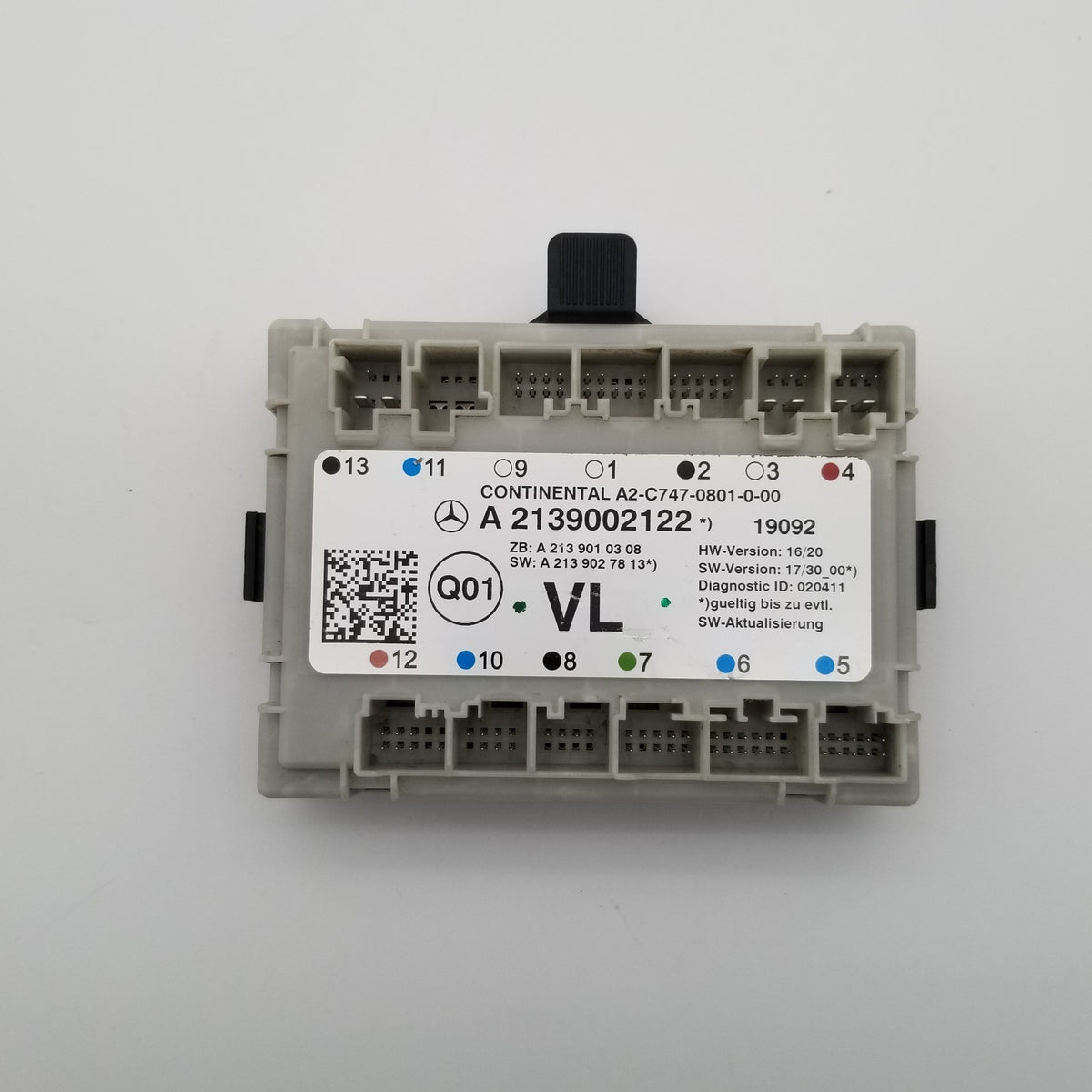 2019 MERCEDES W222 S560 S CLASS LEFT DRIVER FRONT DOOR CONTROL MODULE UNIT OEM