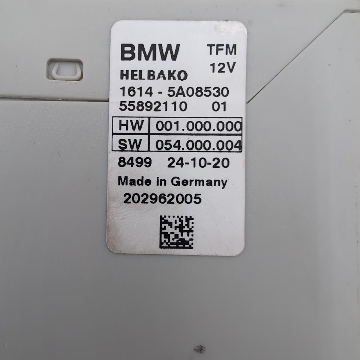 2014- 2021 BMW i3S I01 Hybrid Fuel Pump Control Module 16147452591 OEM