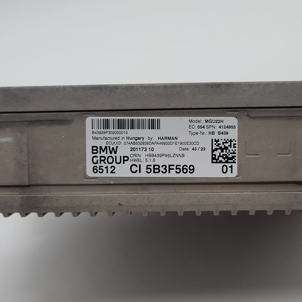 2024 BMW OEM Head Unit RADIO STEREO High 5 MGU22H 5B3F569 G60 G70 iX I20
