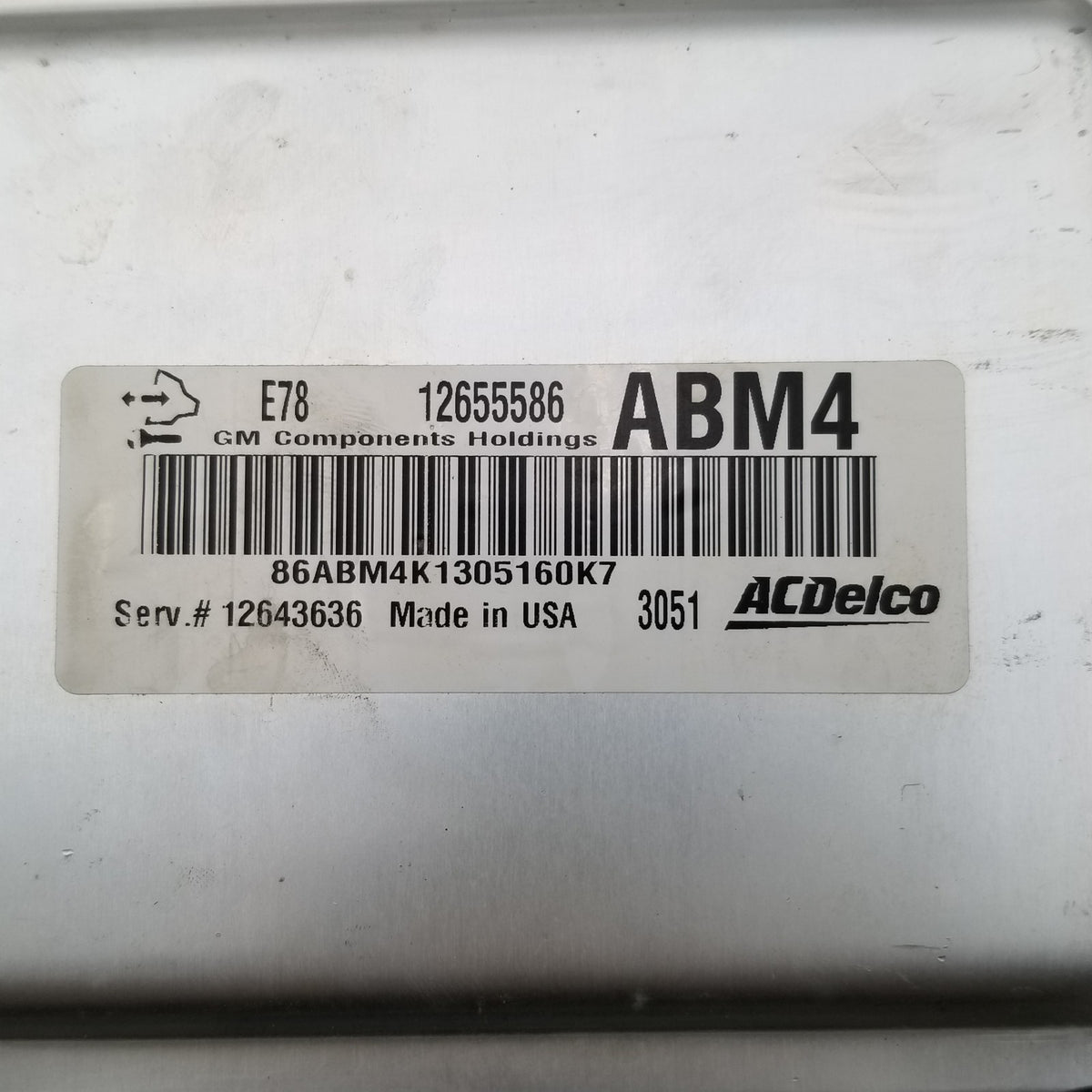 2012 2013 2014 2015 2016 Cruze Engine computer 12655586 Ecm Ecu Pcm