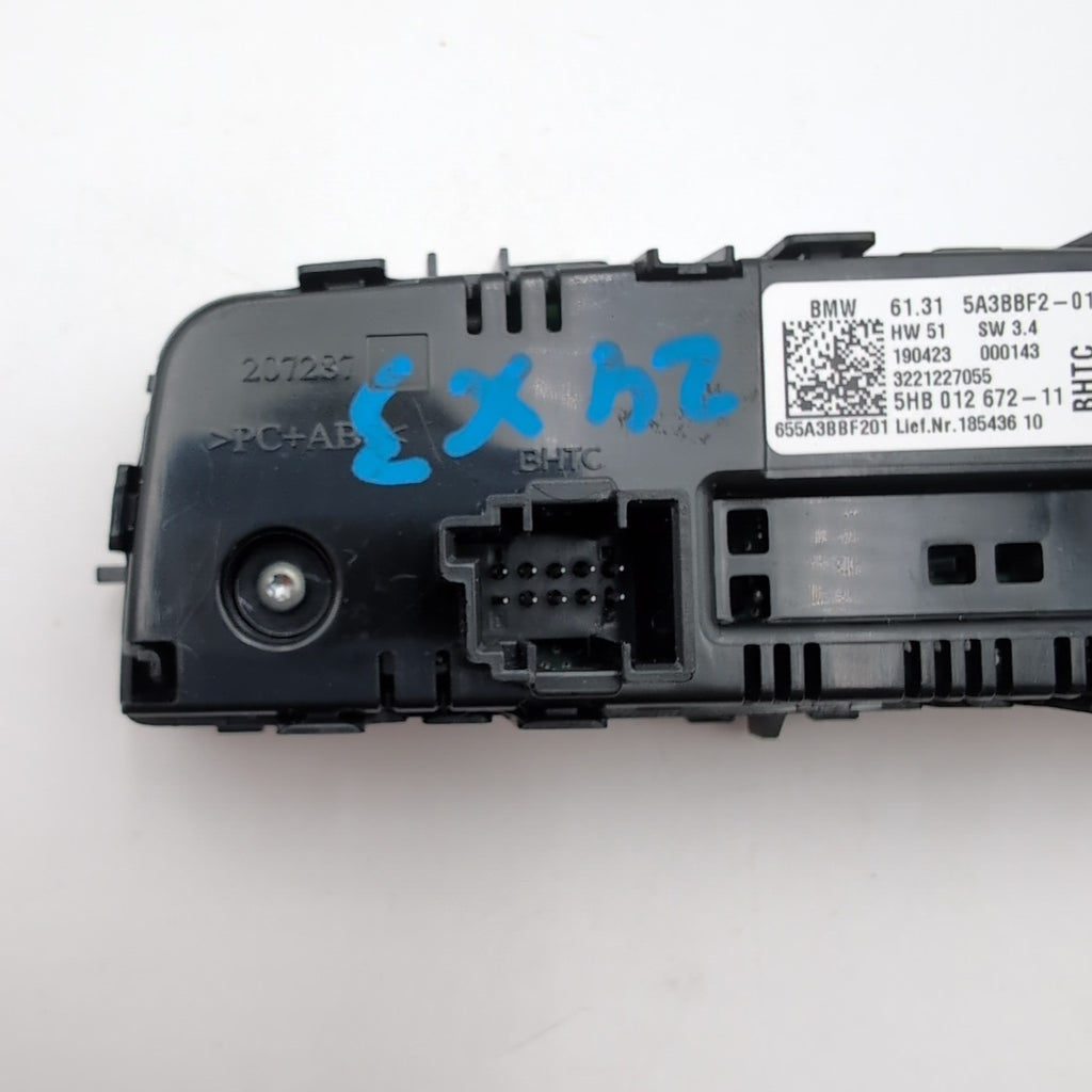 2021 - 2024 BMW X3 X4 Rear AC Heater Climate Control Unit 5A3BBF2