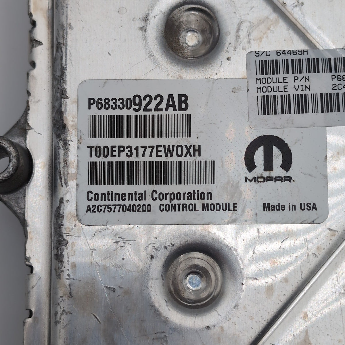 2018 2019 CHRYSLER PACIFICA Engine Computer Control Module ECM OEM 68330922AB