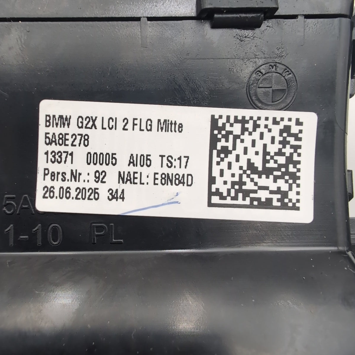 2025 2026 BMW G20 G21 G22 G26 G80 G81 G82 G83 Front Center Dash Air Vent 5A8E278