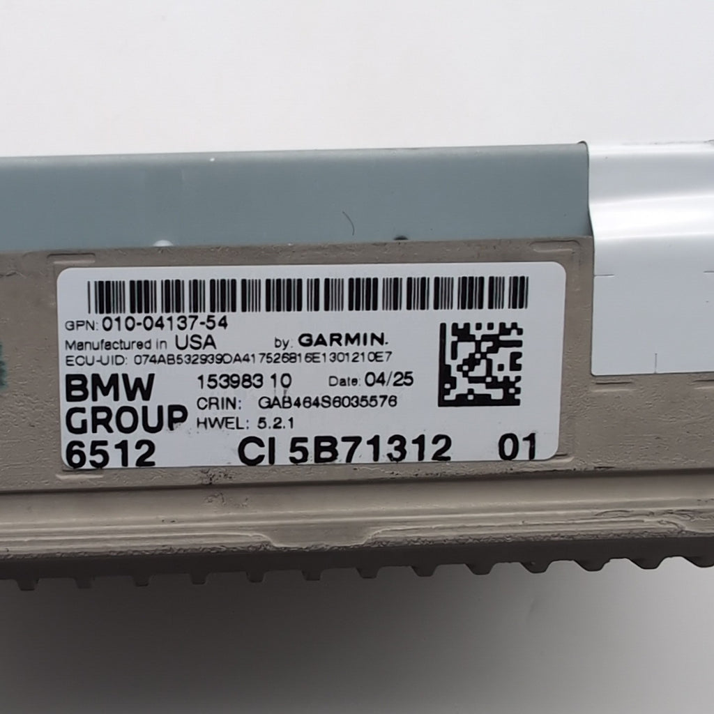 2025 BMW X3 G45 Garmin Radio Stereo Head Unit OEM 5B71312