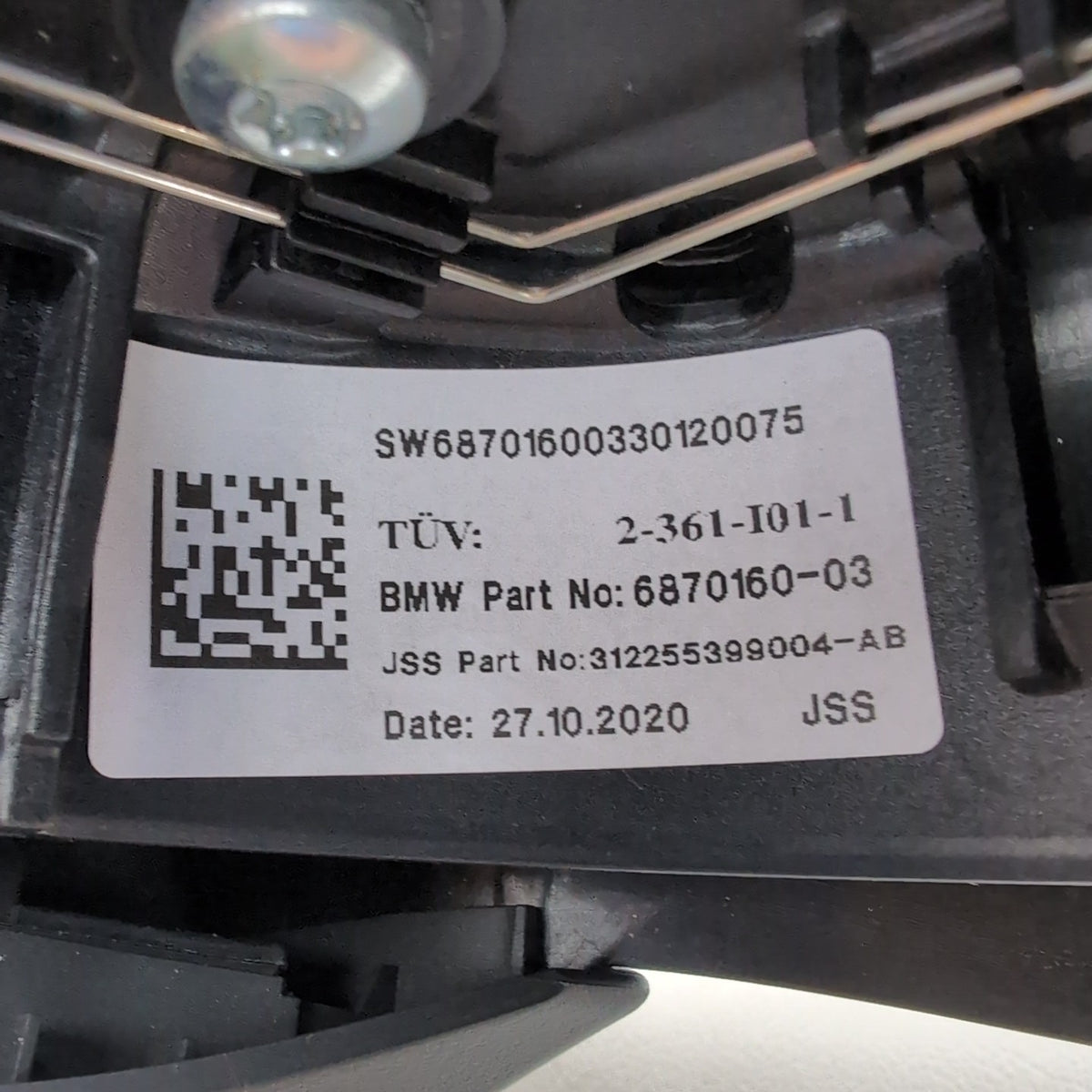 2014- 2021 BMW i3 I01 Steering Wheel with Cruise Radio Phone Switch 6870160