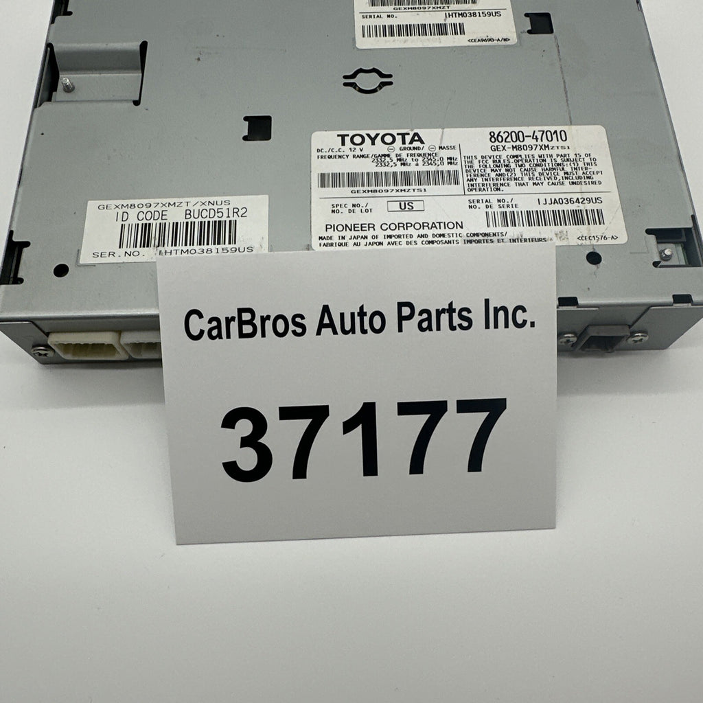 2010 2011 10 11 Toyota Prius Satellite Receiver 86200-47010 Pioneer