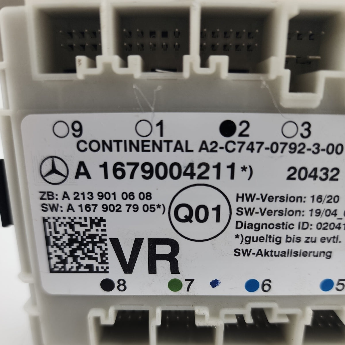 2018 Fits Mercedes Sprinter Front Right Passenger Door Control Module Unit