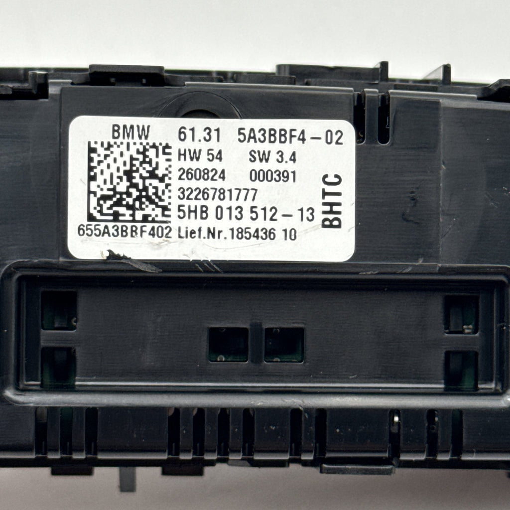 2021 - 2026 BMW G42 G20 G80 G82 G26 Rear AC Heater Climate Control Unit 5A3BBF4
